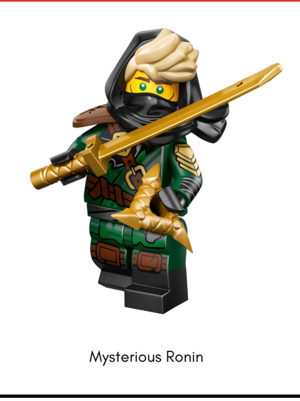 🌟 2 for $14🌟 LEGO Orange Series 29 Minifigures Mysterious Ronin NWT
